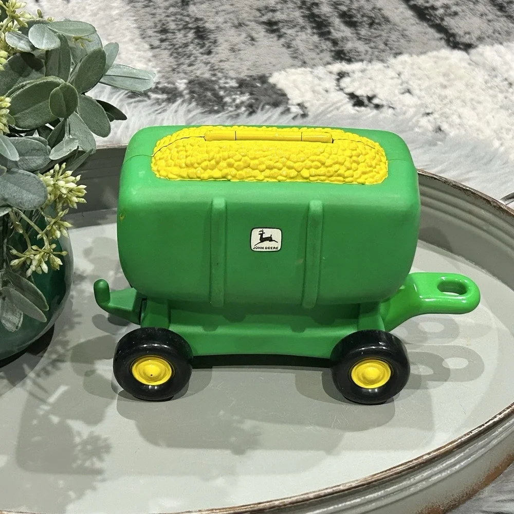 VTG 1999 ERTL John Deere Johnny‎ Tractor Soft Toy Trailer **No book See Photos